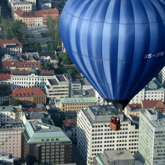 Polet z balonom - Ljubljana