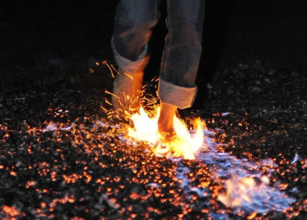 Camminata sul fuoco