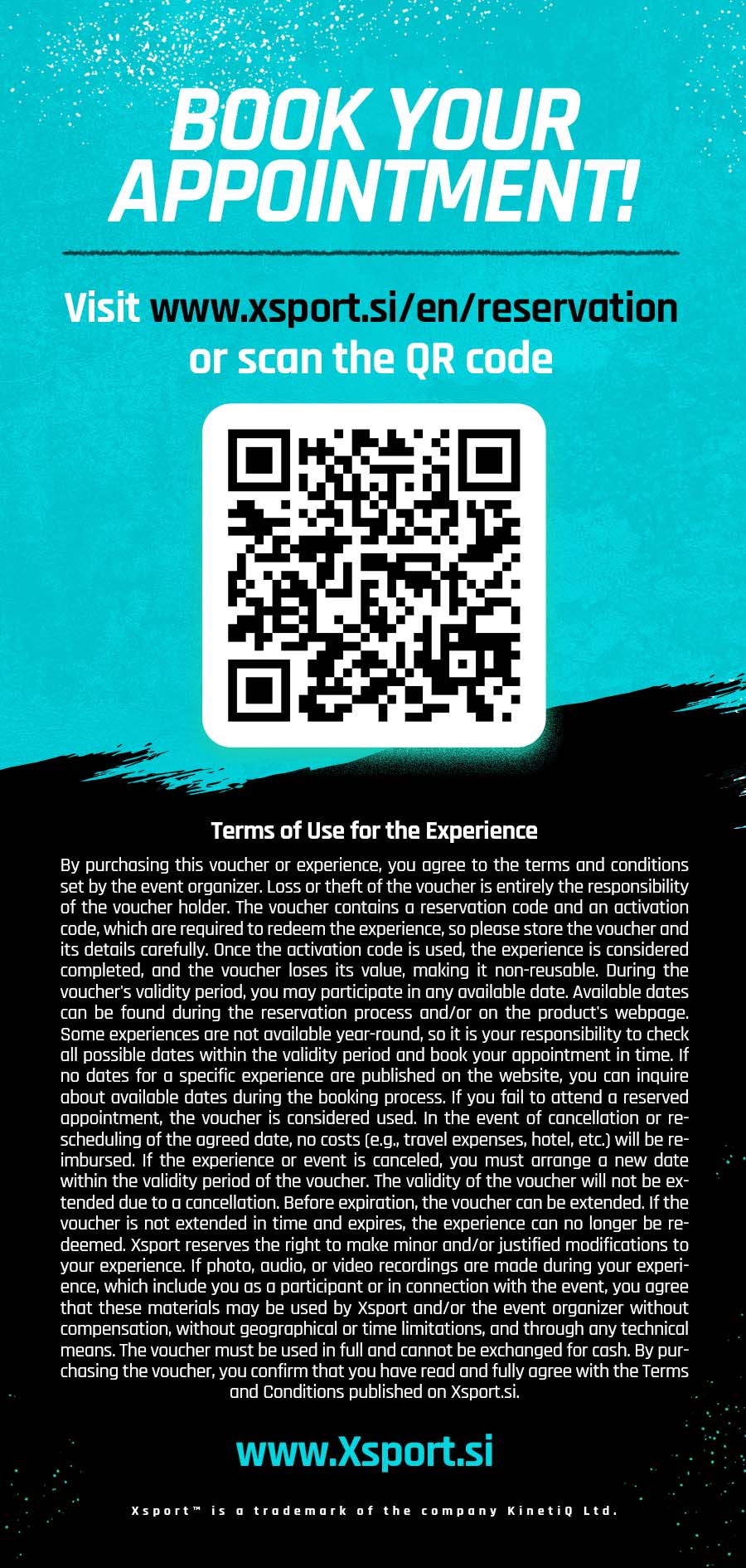 Back side of the voucher