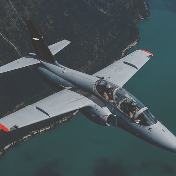 Polet z Aermacchi S-211 - Nemčija
