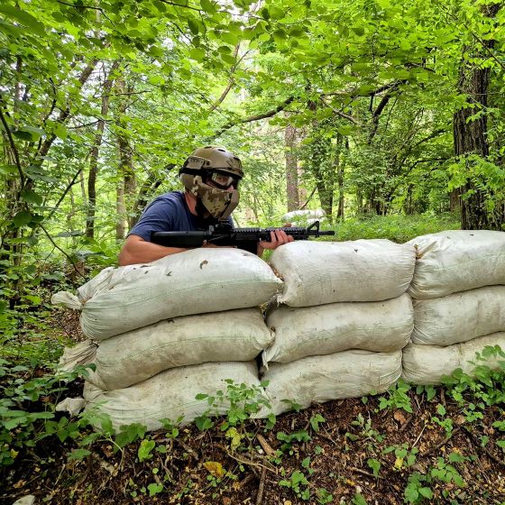 Airsoft battle in Bovec