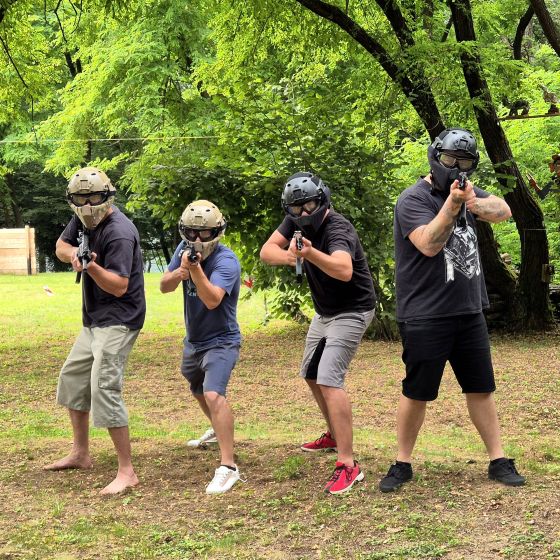 Airsoft battle in Bovec