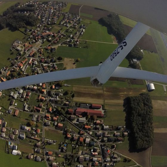 Akrobatski polet z jadralnim letalom - Maribor
