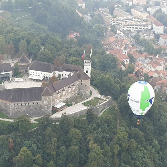 Polet z balonom - Ljubljana