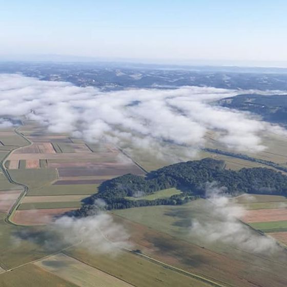 Volare in mongolfiera su Pomurje e Prlekija