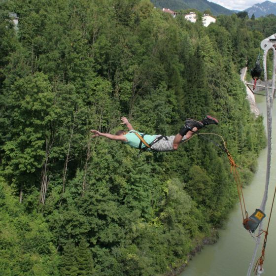 Bungee skok - Jez Klaus 50 m