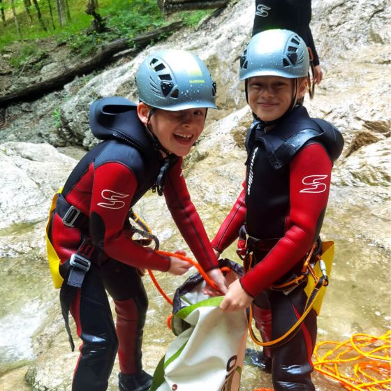 Canyoning Cuc in Podvolovljek