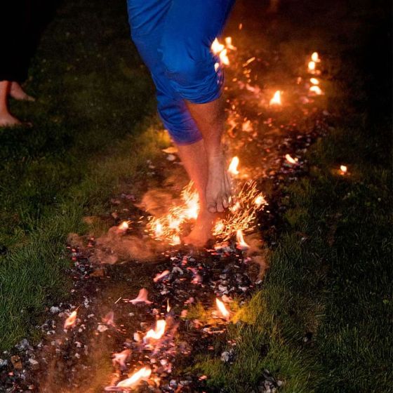 Camminata sul fuoco a Malečnik