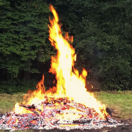 Camminata sul fuoco a Malečnik