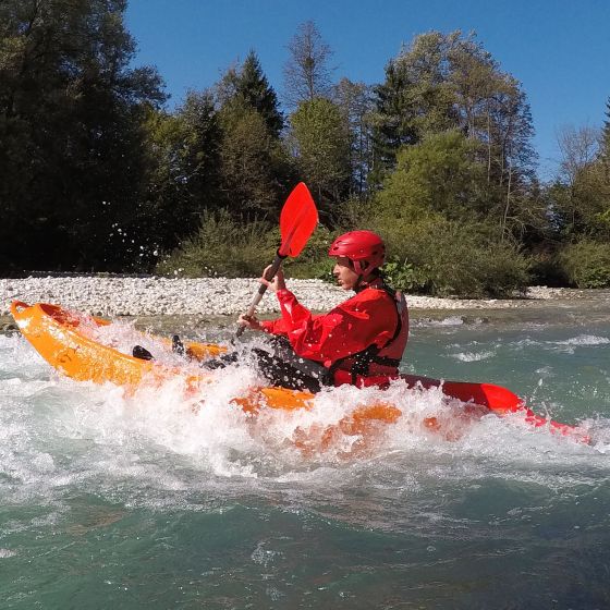 Kayak sulla Sava a Bled