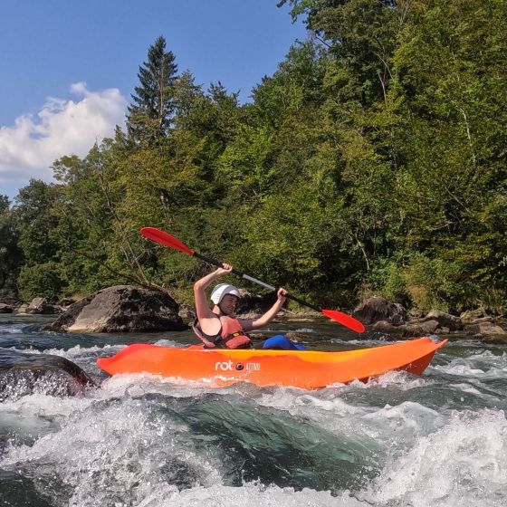 Kayak sulla Sava a Bled