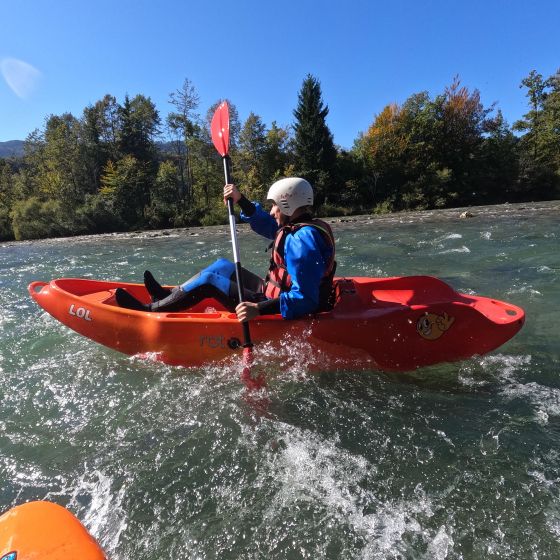 Kayak sulla Sava a Bled