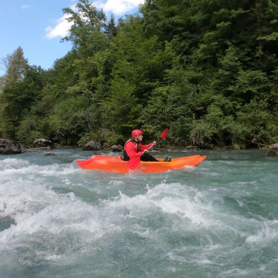 Kayak sulla Sava a Bled