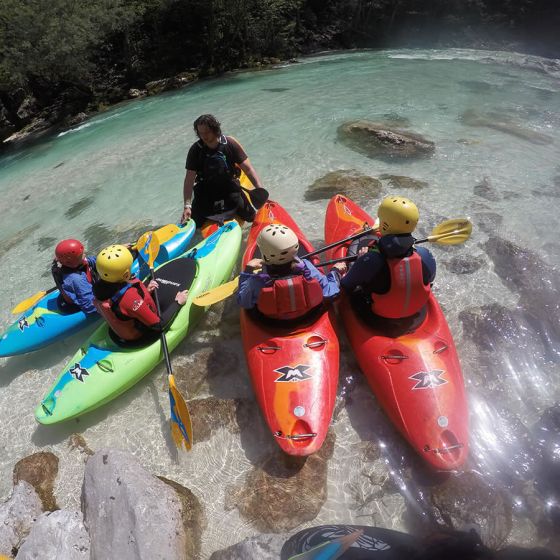 Tečaj kajaka na Soči - Bovec