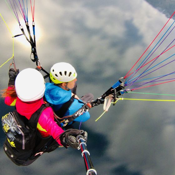 Volo Acrobatico in Parapendio da Vogel