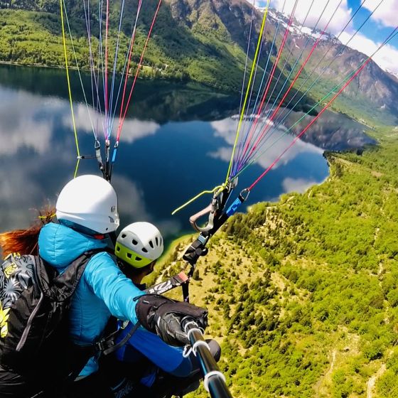 Volo Acrobatico in Parapendio da Vogel
