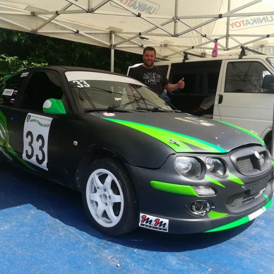Giro Rally come copilota a Idrija