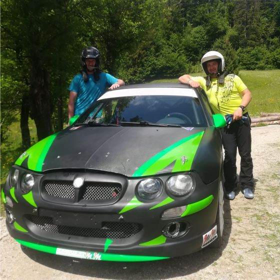 Giro Rally come copilota a Idrija