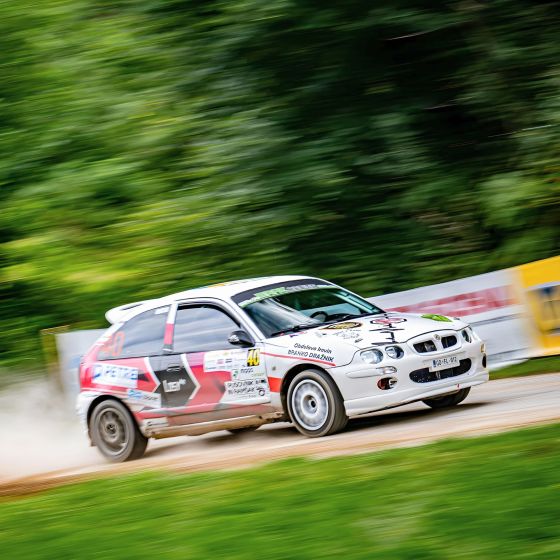 Rally ride as a Co-Driver in Idrija