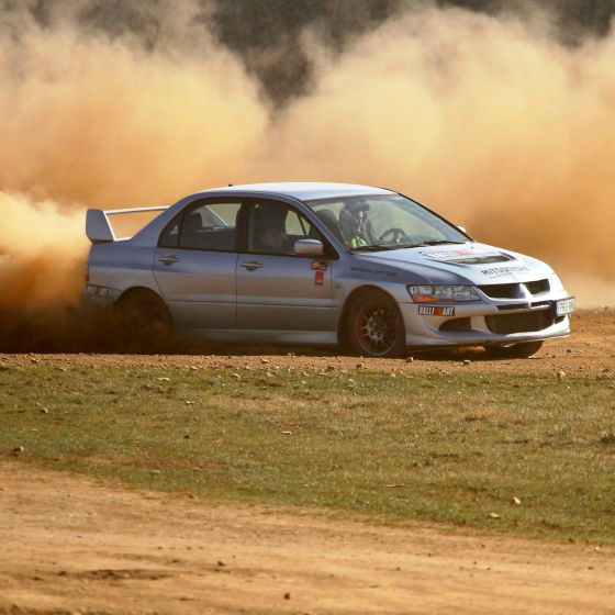 Rallye fahren im Mitsubishi Lancer Evo in Sopron