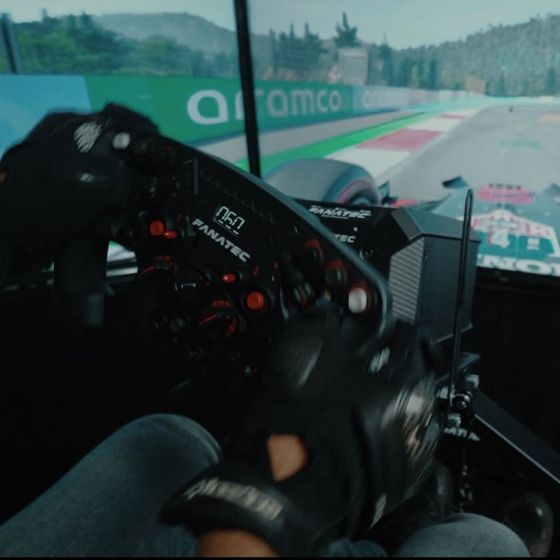 Racing Experience with Driving Simulator