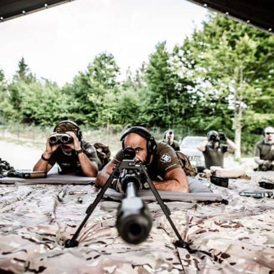 Shooting with a Sniper Rifle + .50 cal in Kočevje