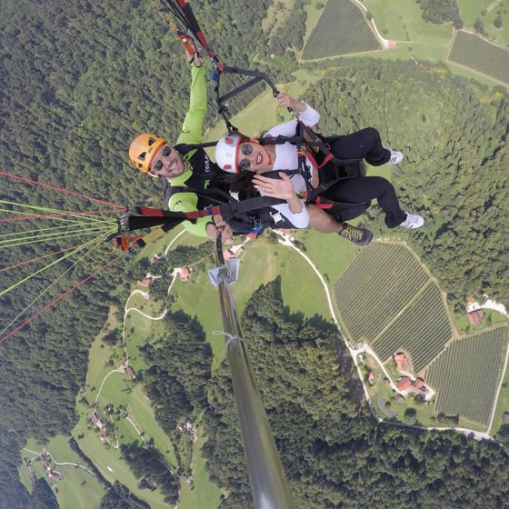 Volo in parapendio da Krvavec