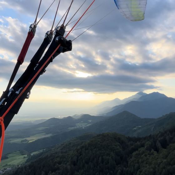 Volo in parapendio da Krvavec