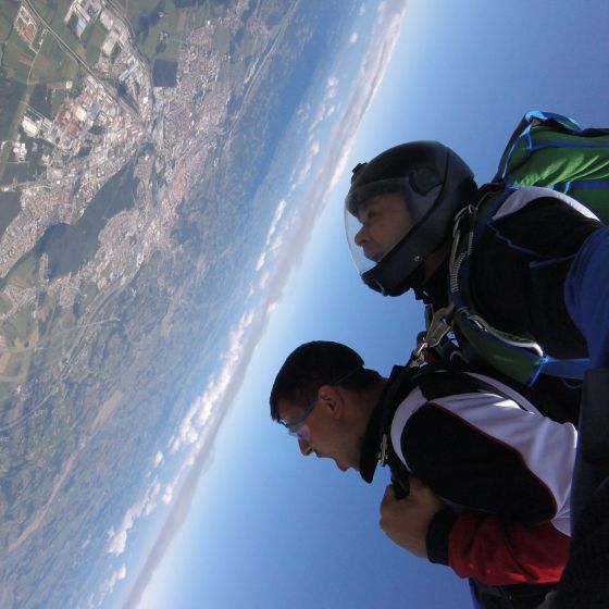 Tandem-Fallschirmsprung in Maribor