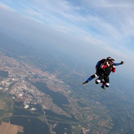 Tandem-Fallschirmsprung in Maribor