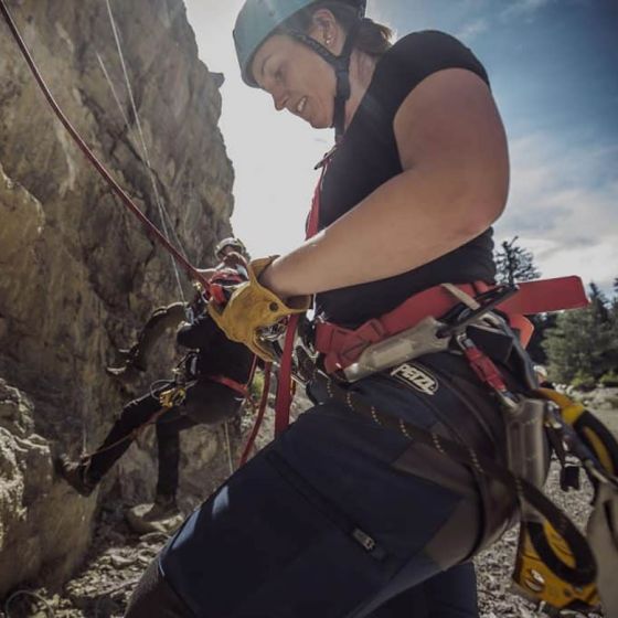 Rope Descent Course in Kočevje