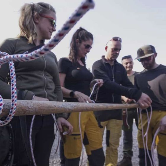 Rope Descent Course in Kočevje