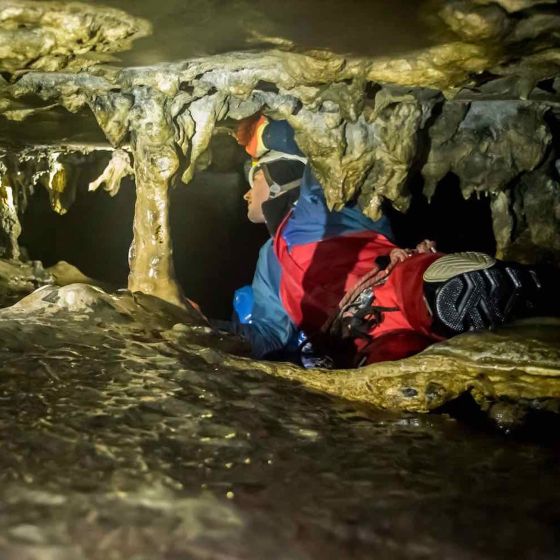 Guided Tour into Mala Boka Cave in Bovec