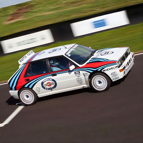 Vožnja z Lancia Delta HF Turbo Integrale - Italija
