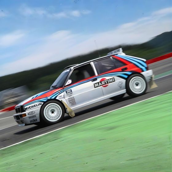 Vožnja z Lancia Delta HF Turbo Integrale - Italija