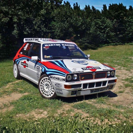 Vožnja z Lancia Delta HF Turbo Integrale - Italija