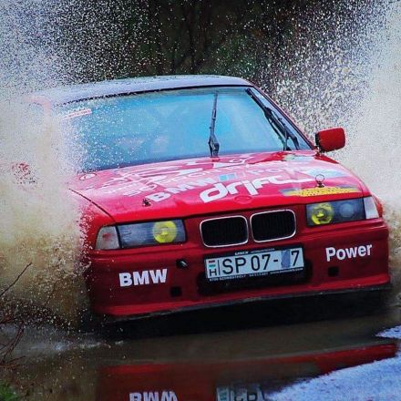 Drift Taxi with BMW 325 in Sopron