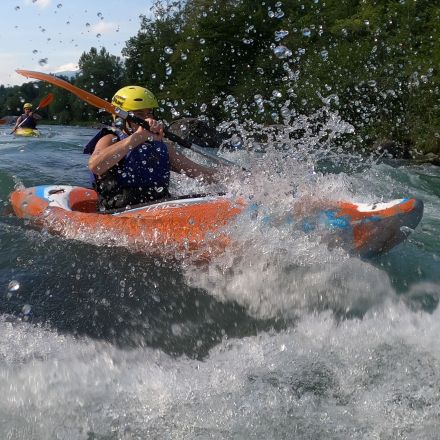 Kayak sul fiume Sava a Radovljica