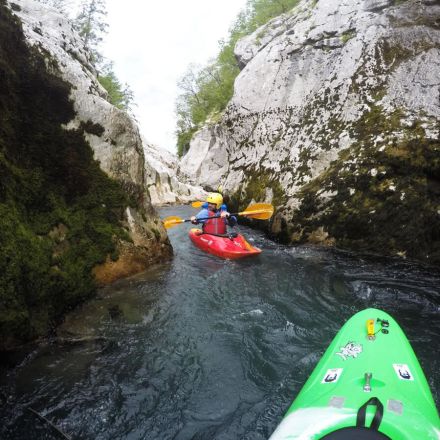 Corso di Kayak sul fiume Soča a Bovec