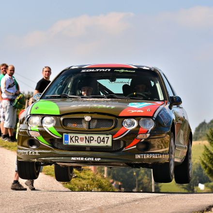 Giro Rally come copilota a Idrija