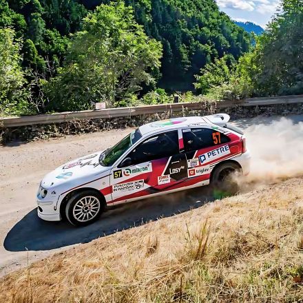 Rally ride as a Co-Driver in Idrija