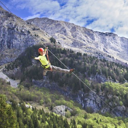 Zipline Kanin a Bovec