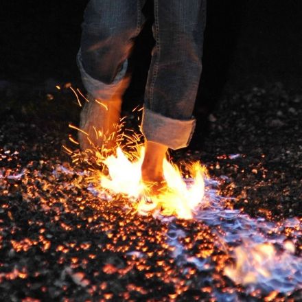 Camminata sul fuoco a Malečnik