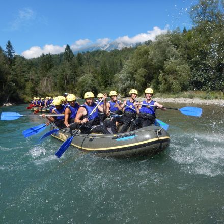 Rafting sulla Sava a Radovljica