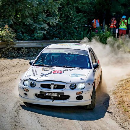 Rally ride as a Co-Driver in Idrija