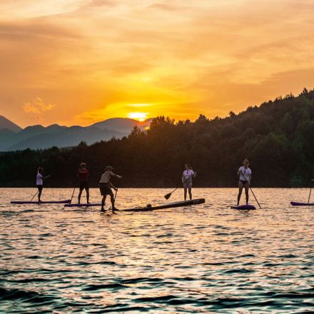 Stand-Up Paddleboarding sul Lago di Velenje
