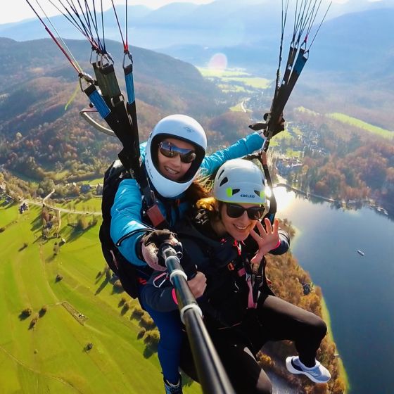 Paragliding Flight from Vogar