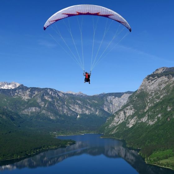 Paragliding Flight from Vogar